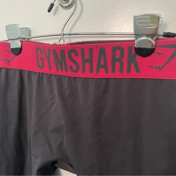 Gymshark Gray with Pink Waist Athletic Pants/Leggings in Sz Small - Picture 6 of 7